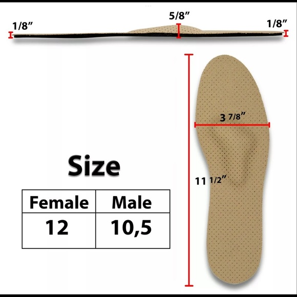 Metatarsal Arch Support Shock Absorption Insoles - Picture 13 of 15